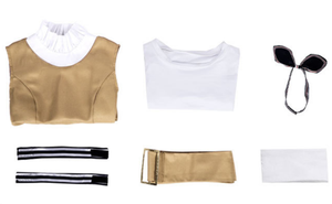 Disfraz de Megan para Mujer Adulta, Disfraz de Halloween, Uniforme Marrón de TV y Cine - Product Image 6