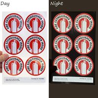 Autocollants découpés en PVC personnalisés en Offre Spéciale autocollants en vinyle adhésifs de logo personnalisés pour le paquet commande minimum 500 pièces