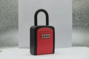 Caja de Seguridad con Cerradura de <span class=keywords><strong>Contraseña</strong></span> de Aleación de Aluminio de Alta Calidad, Solución de Almacenamiento Conveniente, Caja de Custodia Temporal para Llaves - Product Image 2