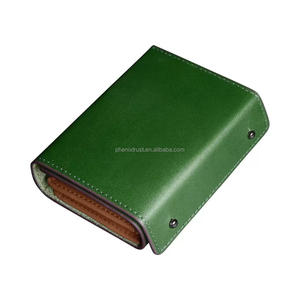Marca de cuero curtido de lujo Gran capacidad Etiqueta privada Caja plegable Cartera de cuero <span class=keywords><strong>para</strong></span> hombres Original - Product Image 3