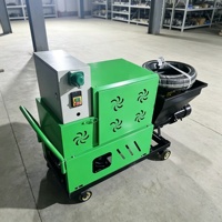 Machine à projeter du ciment et du béton à haute efficacité avec des performances de projection fluides pour les travaux extérieurs de construction