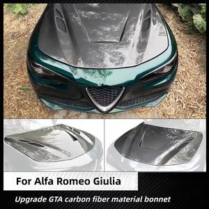Aération de capot moteur en fibre de carbone pour kit carrosserie <span class=keywords><strong>Alfa</strong></span> <span class=keywords><strong>Romeo</strong></span> Giulia <span class=keywords><strong>GT</strong></span> 2016-2024 ; Accessoire extérieur pour le - Product Image 2