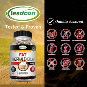 Cápsulas termo quemagrasas OEM con cafeína, quemagrasas y soporte energético para mujeres, tipo de suplemento herbal de fitness - Product Image 4