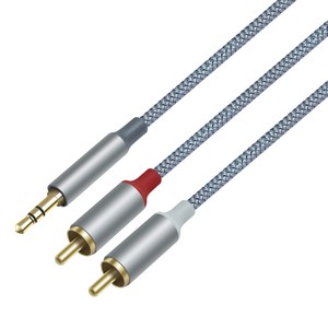 Cabo Adaptador de áudio 3.5MM Jack Áudio Estéreo 3 Pólo TRS Macho para Dual 2 <span class=keywords><strong>RCA</strong></span> Y Kabel para Laptop <span class=keywords><strong>Tablet</strong></span> - Product Image 4