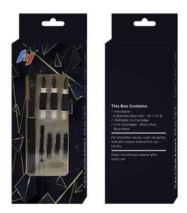 Juego <span class=keywords><strong>de</strong></span> escritura para principiantes Pluma <span class=keywords><strong>de</strong></span> caligrafía decorada con 4 puntas diferentes y cartuchos <span class=keywords><strong>de</strong></span> tinta Pluma <span class=keywords><strong>de</strong></span> <span class=keywords><strong>letras</strong></span> Plumas estilográficas <span class=keywords><strong>de</strong></span> plástico artístico - Product Image 1