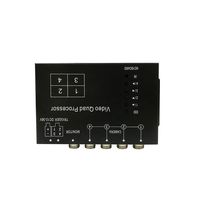 SeemeTech AHD Split Screen Quad Splitter SMT404C DC9-36V 12-24V Garantie 1 an Interface M12-4 Sortie CVBS Aide au recul de voiture