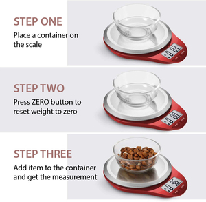 Thép Không Gỉ Độ Chính Xác Cao Kỹ Thuật Số Nhà Bếp Thực Phẩm Quy Mô 5000G 01Oz Với Siêu Lớn LCD Hiển Thị Cân Bằng Trọng Lượng Quy Mô - Product Image 6