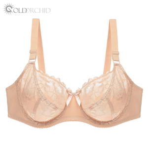 Sujetador <span class=keywords><strong>Sexy</strong></span> y Cómodo para Mujeres Gorditas, Blanco, con Relleno Fino, Talla Grande, Copas D y E - Product Image 5
