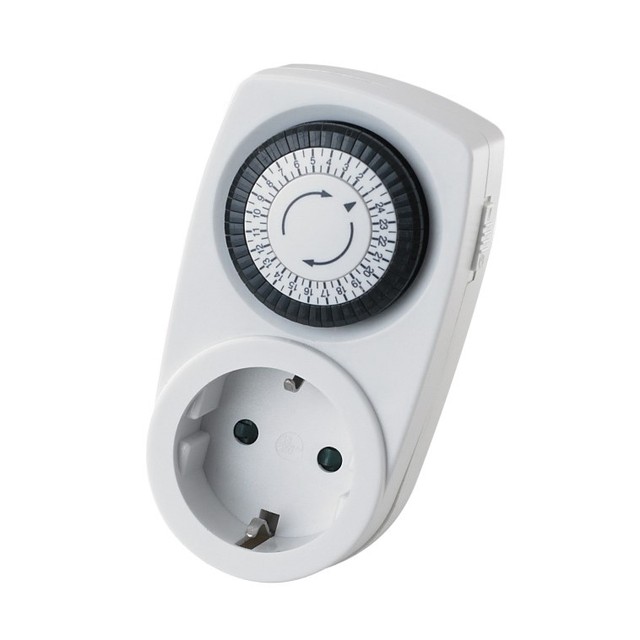 24 Hour Programmable Digital Mechanical Time Timer Energy Saving Mini Time Timer Switch