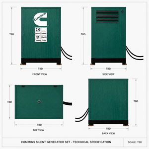 Generador Eléctrico Diésel Cummins 6BTAA5.9-G2 de 120KW, 150kva, Silencioso, con Certificaciones EPA, EAC, CE, ISO, UKCA, SONCAP, ROHS y SGS - Product Image 5