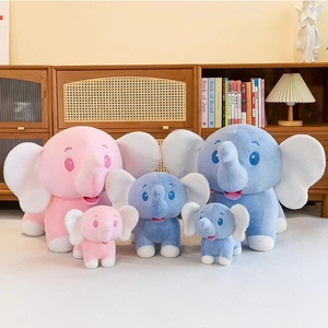 Peluche a Forma di <span class=keywords><strong>Elefantino</strong></span> Blu e Rosa, Adatto come Regalo per Bambini e Bambine - Product Image 3