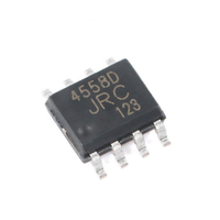Circuito Integrado de Amplificador Operacional Dual JRC4558D NJM4558D SOP-8, Chip IC JRC 4558D, Amplificador Operacional de Audio, Componentes Electrónicos