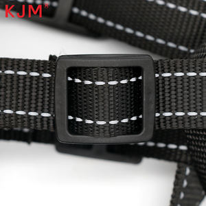 Muselière pour chien réglable en nylon réfléchissant, motif simple et solide, produit pour animaux de compagnie en plastique, personnalisable, muselière pour chien réglable fournie - Product Image 5