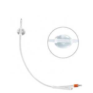 Kateter <span class=keywords><strong>Foley</strong></span> Silikon 100% Aman, Ujung Couvelaire Disinfektan EOS, Perlengkapan Medis Sekali Pakai - Product Image 1