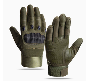 ถุงมือยุทธวิธี DF EDS สีเขียวมะกอก สีกากี สีดำ แบบเต็มนิ้วและแบบครึ่งนิ้ว - Product Image 1