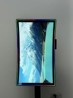 Moniteur tactile capacitif incurvé Intellitouch de 43 pouces, résolution 1920x1080, DVI, nouveau moniteur de jeu vertical noir, 1 an de garantie