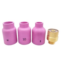 Torche de soudage TIG à arc argon refroidie par air personnalisée QQ150 avec support de buse en céramique, construction en laiton, compatible acétylène
