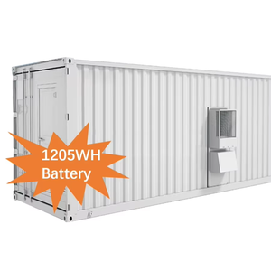 Contenedor de Batería grande de 1MW y 5MW, sistema de almacenamiento de energía de refrigeración líquida, supercondensador basado en iones de litio, potencia de salida nominal de 1000KW - Product Image 1