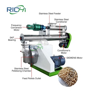 Richi 1-2 T/h máy Ép Thức Ăn động vật để bán - Product Image 2