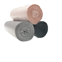 Sacs d'emballage en plastique HDPE robustes et durables avec logo personnalisé, thermosoudés, à soufflets latéraux, avec marquage à chaud pour les sacs poubelles