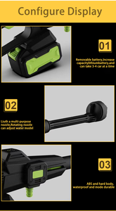 High Gun Wireless Rechargeable Portable <b>Car</b> Handheld Sprayer for Garden Window Home - Product Image 4
