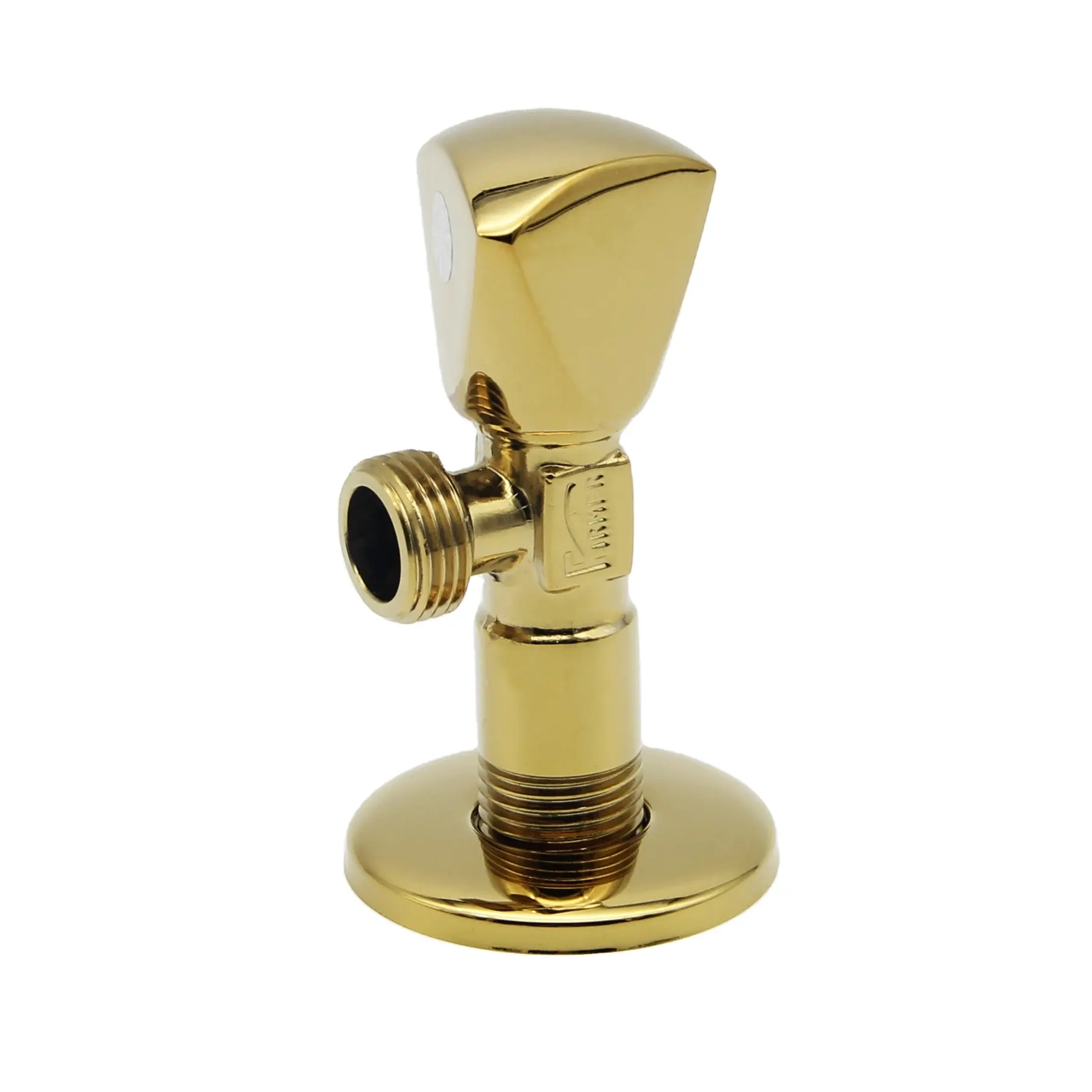 FIRMER Hot sell bathroom kitchen faucet accessories water control brass gold color angle valve