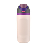 Owa Tasse à fruits portable 16oz en acier inoxydable, bouteille de sport isotherme à double paroi pour voyage, grande capacité 16oz