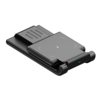 Station de charge sans fil magnétique 3 en 1, chargeur multi-appareils à charge rapide pour la maison et le bureau, design antidérapant