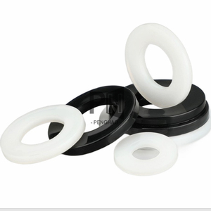 M2 M2.5 M3 M4 M5 M6 M8 M10 M12 Blanc Noir Plastique Nylon Rondelle Plate Plan Entretoise <span class=keywords><strong>Isolation</strong></span> Joint Anneau Pour Vis Boulon - Product Image 1