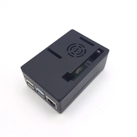 Ahududu Pi 4 Model B bilgisayar kasası kapak kabuk muhafaza kutusu hayranları yüklemek için destek veya 3.5 inç LCD dokunmatik ekran