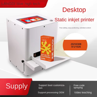 Nouveau bureau Cap pochette sac Carton boîte boîte de conserve bouteille en plastique Production codage Tij imprimante à jet d'encre Date Code Machine d'impression