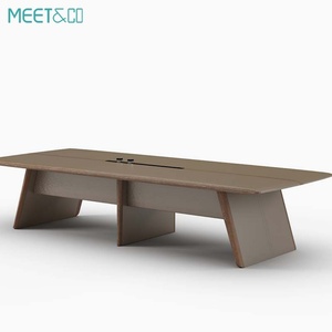 High Quality Convertible Wooden Conference <b>Table</b> Extendable for Modern Board Rooms for Meetings and Executive Use - Product Image 5