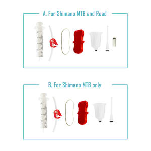Kit de purga de freno hidráulico para MTB y sistema de freno de carretera Juego de embudo de freno de aceite mineral Kit de herramientas de reparación de bicicletas PARA <span class=keywords><strong>SHIMANO</strong></span> - Product Image 3