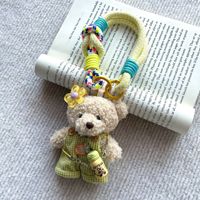 Porte-clés Ours en Peluche Doux et Chaud, Adorable Accessoire de Sac Tendance pour Cadeaux d'Amitié