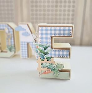 Peter Rabbit 3D Letters Decor 1St Birthday Easter Wooden Decoration - Product Image 3