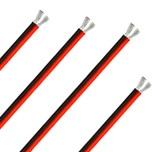 SY 2*24AWG 40/0.08mmTC OD1.6*3.2mm Extra Soft Silicone Parallel Wire