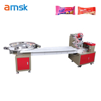 YL-800 Machines d'emballage automatiques multifonctions Chanfer Petite machine d'emballage horizontale pour biscuits et bonbons Flowpack