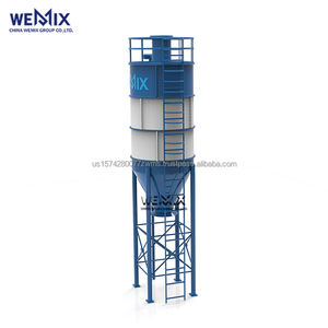 Silo de cemento tipo panel 50 T Silo de cemento de 50 toneladas Tanque de cemento ensamblado Silo de montaje rápido - Product Image 1