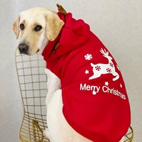 Manteau d'hiver pour chien personnalisé de haute qualité, en coton, pliable, motif animal mignon, pour grands chiots, vêtements de Noël