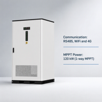 Batterie solaire 241 kWh, armoire micro-réseau photovoltaïque, panneaux solaires 125 kW, PCS 120 kW, MPPT, pack de batteries LiFePO4, BMS, EMS