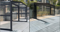 Nouvelle Arrivée 2026 : Carport Contemporain Mobile, Pliable, Électrique et Rétractable pour Cour, en Verre Trempé, Intelligent et Automatique pour Appartement