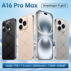 Hot Bán A16 Pro Max Điện Thoại Di Động 5G Di Động 108MP Phía Sau Máy Ảnh HD Màn Hình Octa Lõi CPU 16GB RAM + 1TB Lưu Trữ Mtk Bộ Vi Xử Lý - Product Image 6