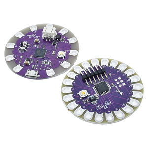 ATMEGA328P LilyPad 328 Micro USB Minuscule Carte Principale Buzzer WS2812 RVB <span class=keywords><strong>CR2032</strong></span> TEMT6000 - Product Image 2