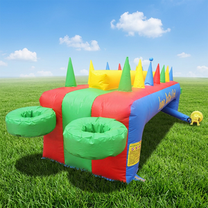 Parcours d'obstacles gonflable commercial WINSUN pour enfants avec balles flottantes, en PVC, étanche, certifié CE, à partir de 5 ans - Product Image 1
