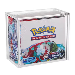 Boîte de présentation en acrylique pour cartes Pokémon TCG/ETB/Booster/151 UPC/SPC avec protection UV d'usine, série de boîtes avec couvercle magnétique de 5 à 8 mm d'épaisseur - Product Image 2