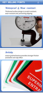 Grofkorrelige Vloerfilm Matte Getextureerde Vloerfilm Reclame Afdrukken Foto Beschermende <span class=keywords><strong>Film</strong></span> Pvc Koude Laminering Waterdicht - Product Image 3