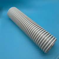 Tube de distribution de semences nervuré en plastique PU pour semoirs pneumatiques à vide (maïs et blé), tuyau d'engrais et de semences blanc 20 cm Hapchen