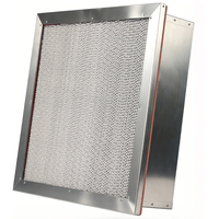Filter Udara HEPA Suhu Tinggi H13 H14 Baru dengan Bingkai Aluminium, Filter Efisiensi Tinggi untuk Tungku Sterilisasi Pengolahan Makanan