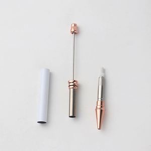 Sy52 Snowglobe Logo High Quality Metal Beadable Sublimation Ballpoint <b>Pen</b> Diy Beads - Product Image 2