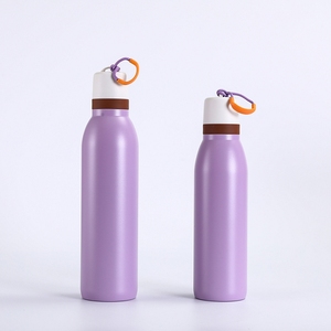 Nuevas Botellas de Agua Aisladas de <span class=keywords><strong>Acero</strong></span> Inoxidable de Doble Pared para Deportes y Viajes, de 500 ml y 750 ml, con Logotipo Personalizado - Product Image 2